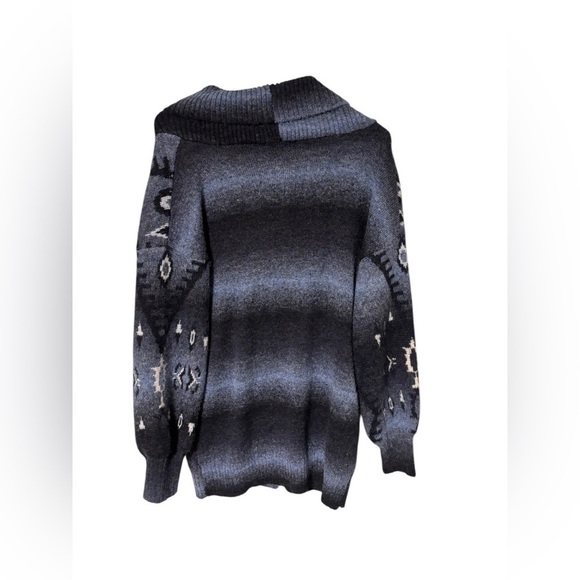 Frye Button Down Blue Cardigan Oversized Small - Picture 2 of 4